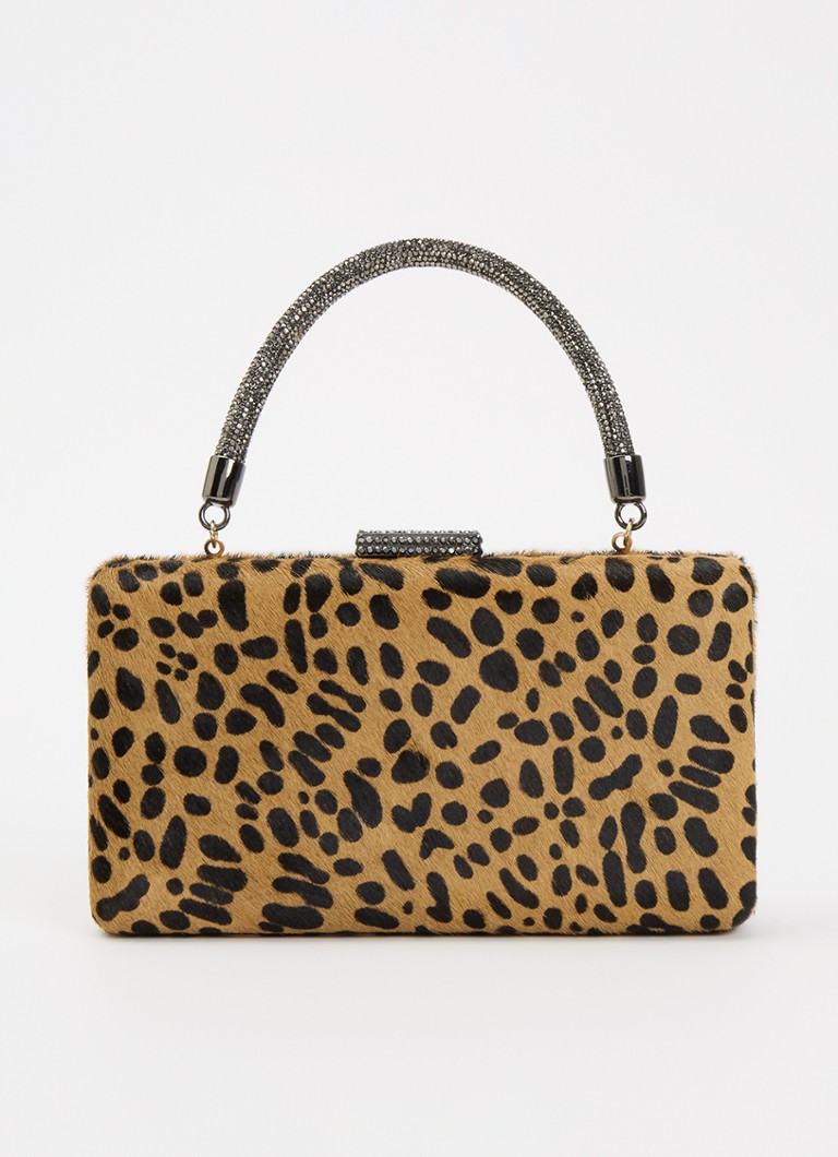 Dune London Dames Beaut clutch met afneembare schouderriem in de kleur Camel