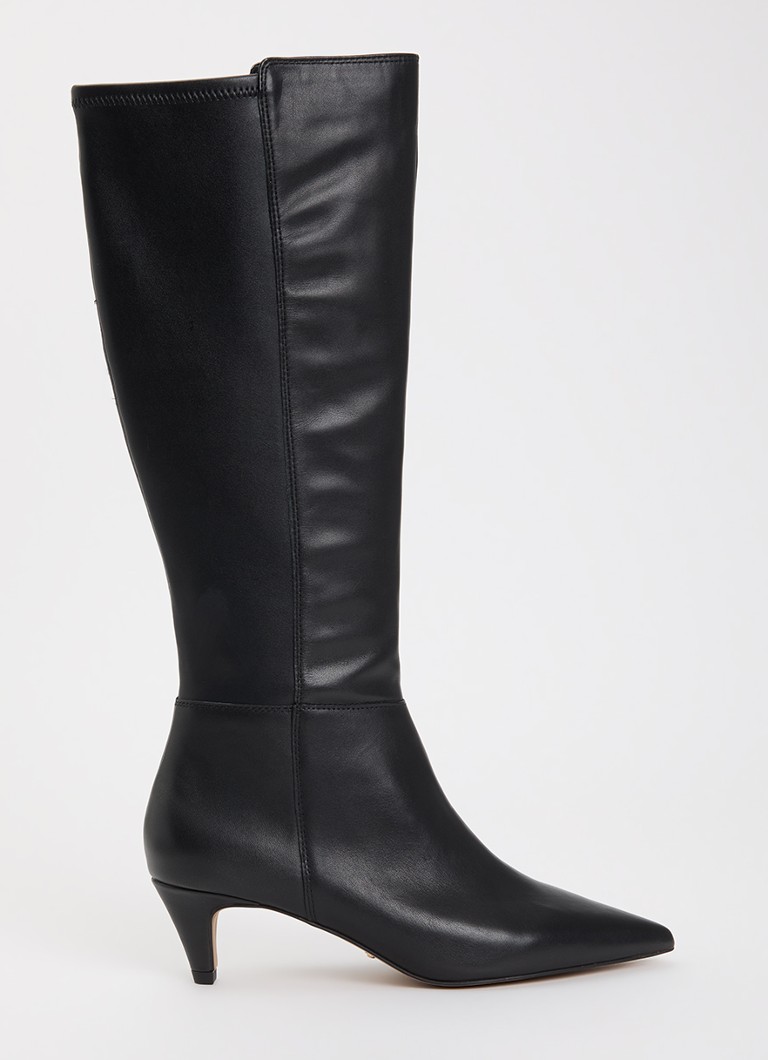 Dune London Dames Shasa laars van suède in de kleur Zwart