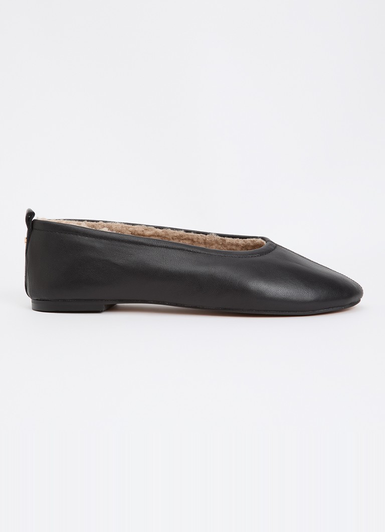 Dune London Dames Harliee ballerina in de kleur Zwart
