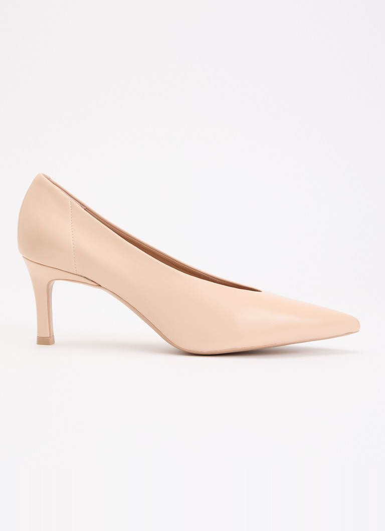 Unisa Dames Lenis pump van leer in de kleur Beige, maat: 39