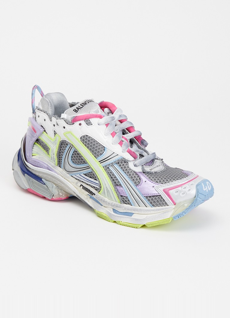 Balenciaga Dames Sneaker met mesh details in de kleur Grijs, maat: 36