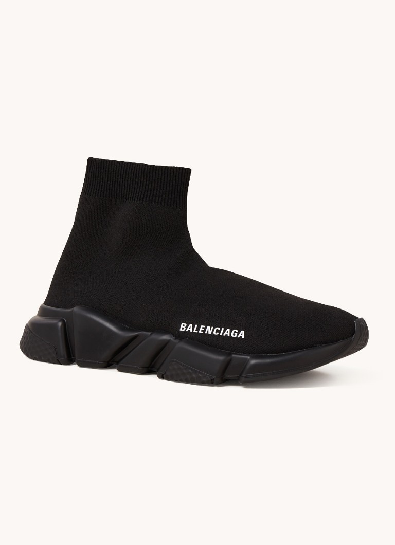 Balenciaga Dames Speed Trainer met logo in de kleur Zwart, maat: 36
