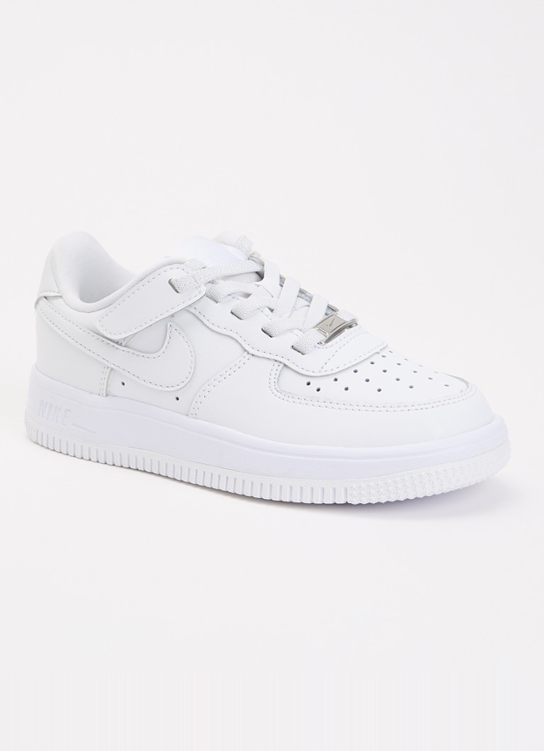Nike Jongens Air Force 1 Easyon sneaker van leer in de kleur Wit, maat: 34