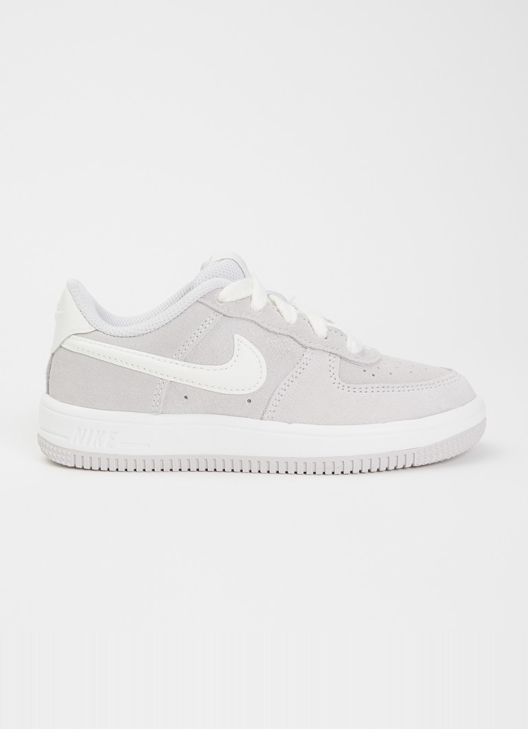 Nike Meisjes Force 1 sneaker van suède in de kleur Grijs, maat: 33.5