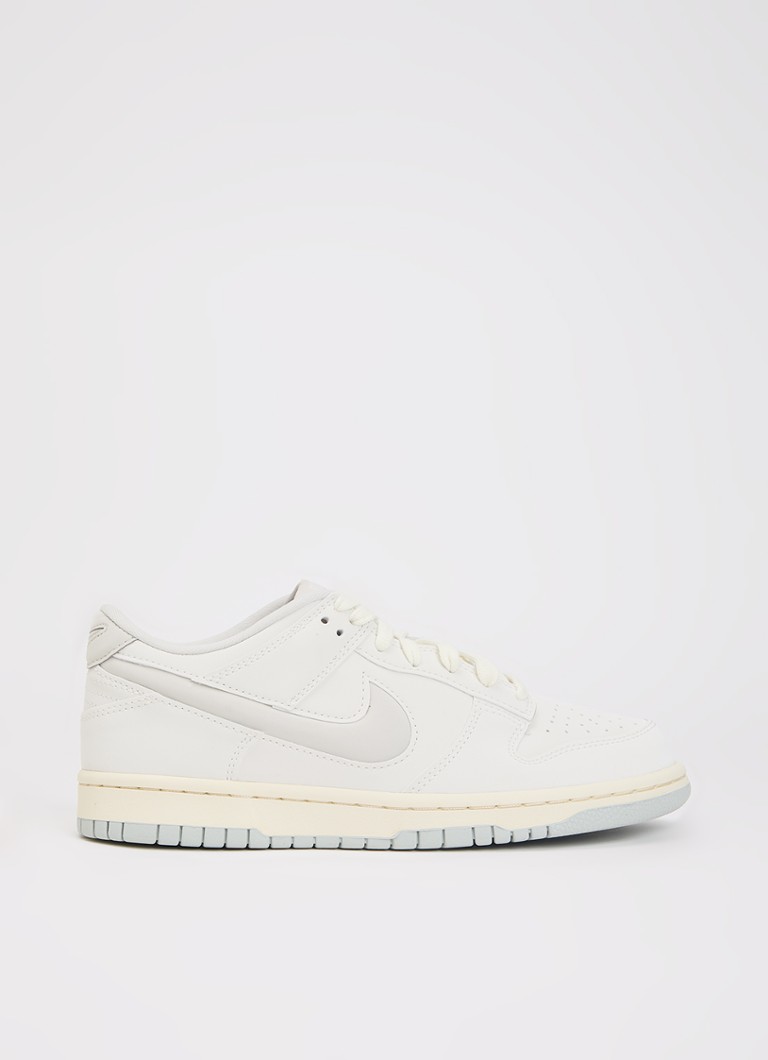Nike Heren Dunk sneaker met logo in de kleur Wit, maat: 36,5