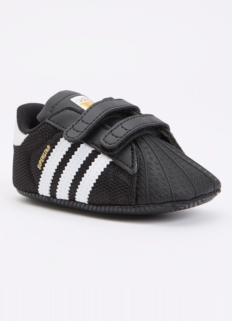 Adidas Jongens Superstar II sneaker met logo in de kleur Zwart, maat: 17