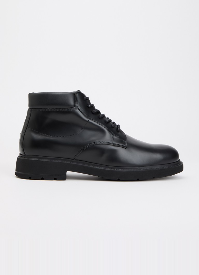 Filling Pieces Heren Derby veterschoen van leer in de kleur Zwart, maat: 45