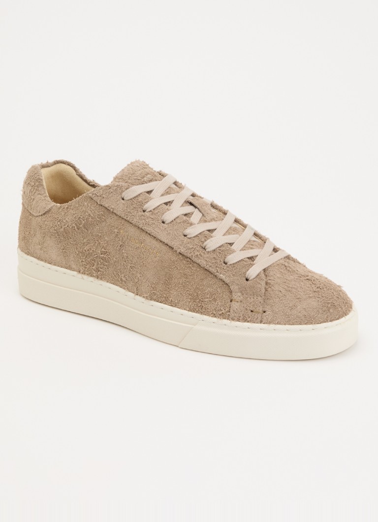 Filling Pieces Heren Tiebreak Fuzz sneaker van suède met structuur in de kleur Donkerbeige, maat: 45