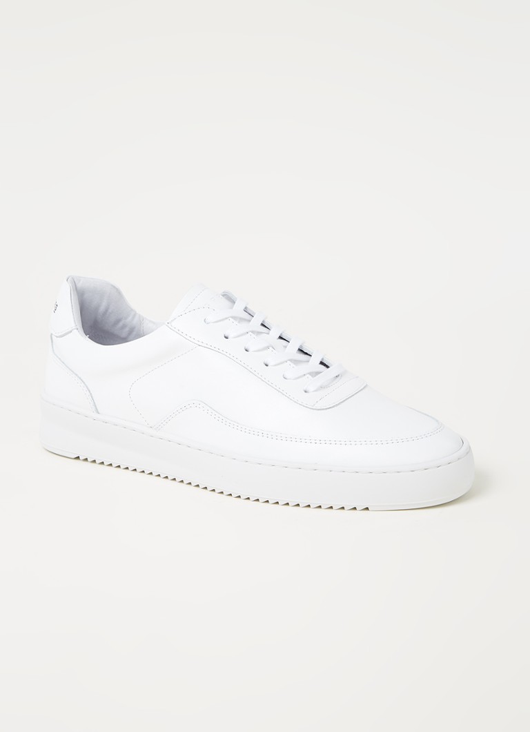 Filling Pieces Heren Mondo 2.0 Ripple sneaker van leer in de kleur Wit, maat: 43