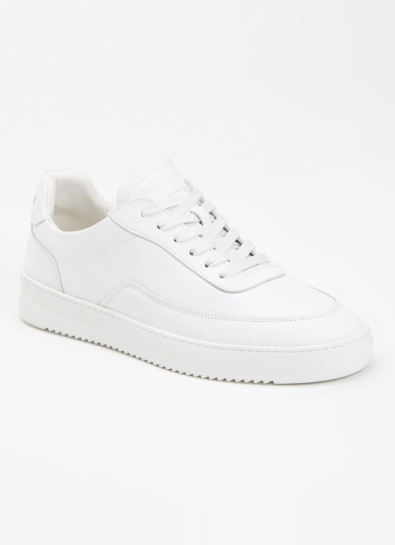 Filling Pieces Heren Mondo 2.0 Ripple sneaker van leer in de kleur Wit, maat: 44