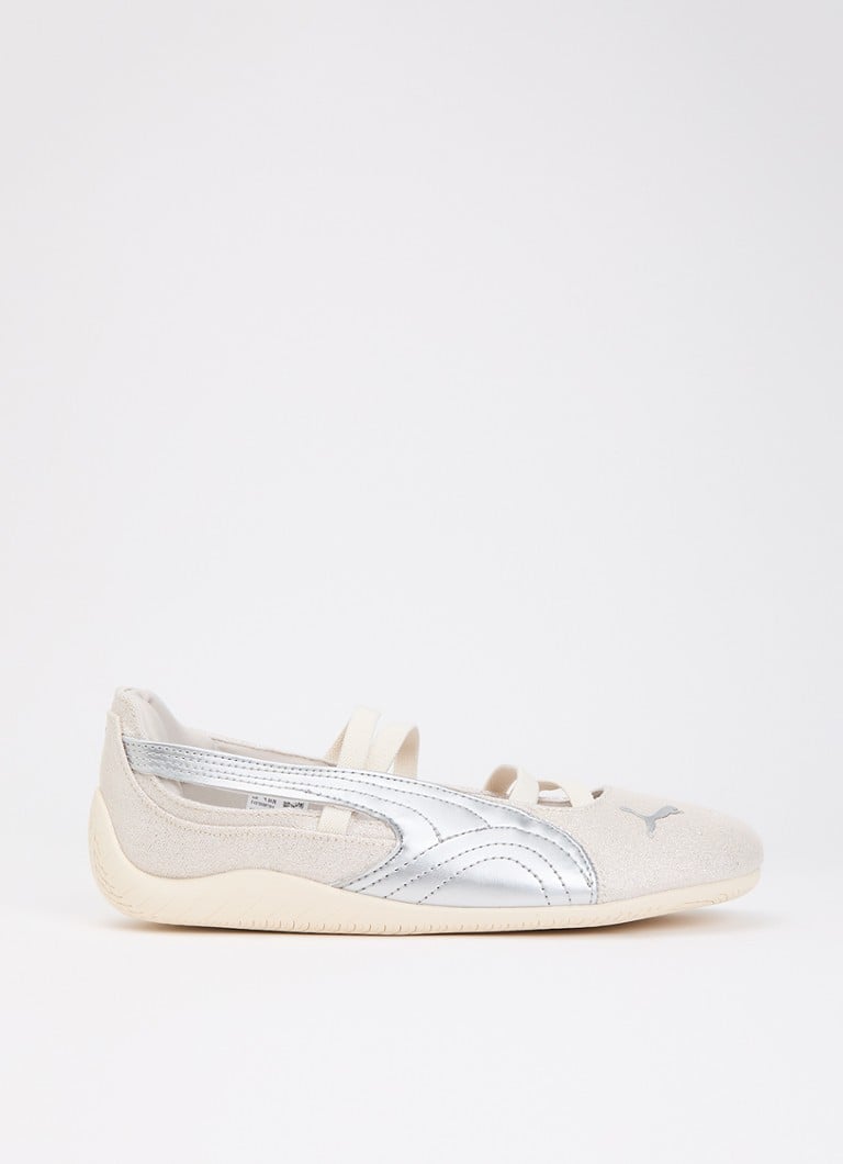 Puma Dames Speedcat ballerina met glitter in de kleur Zilver, maat: 38