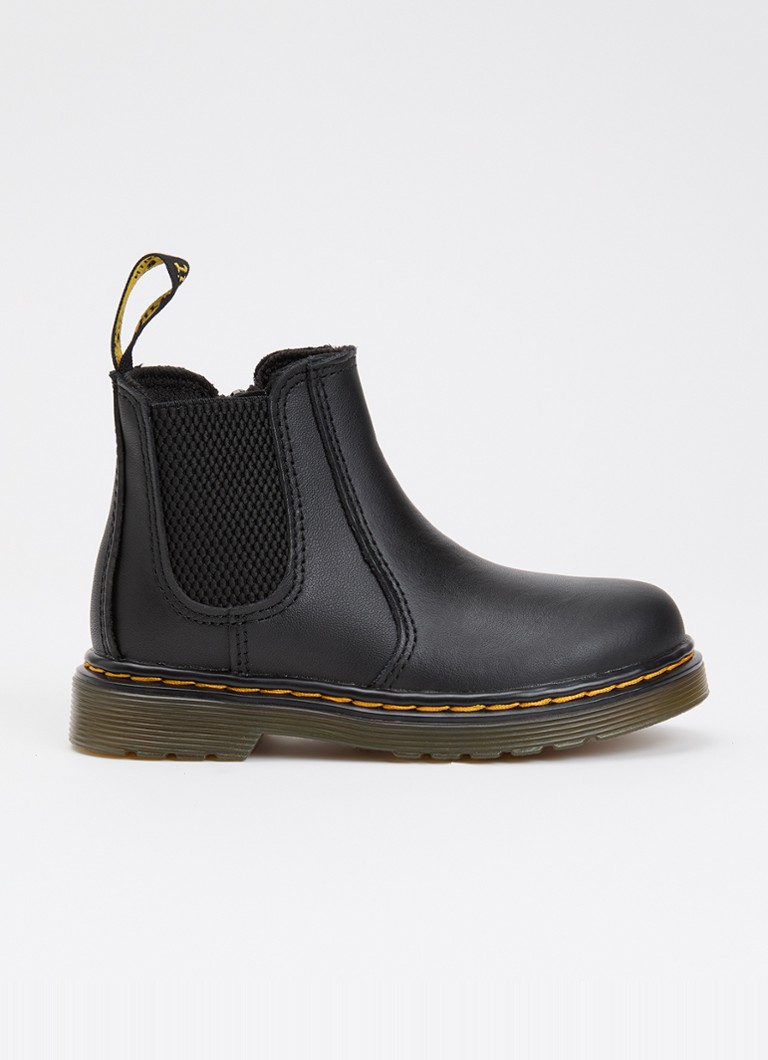 Dr. Martens Meisjes 2976 Toddler chelsea boot van leer in de kleur Zwart, maat: EU22