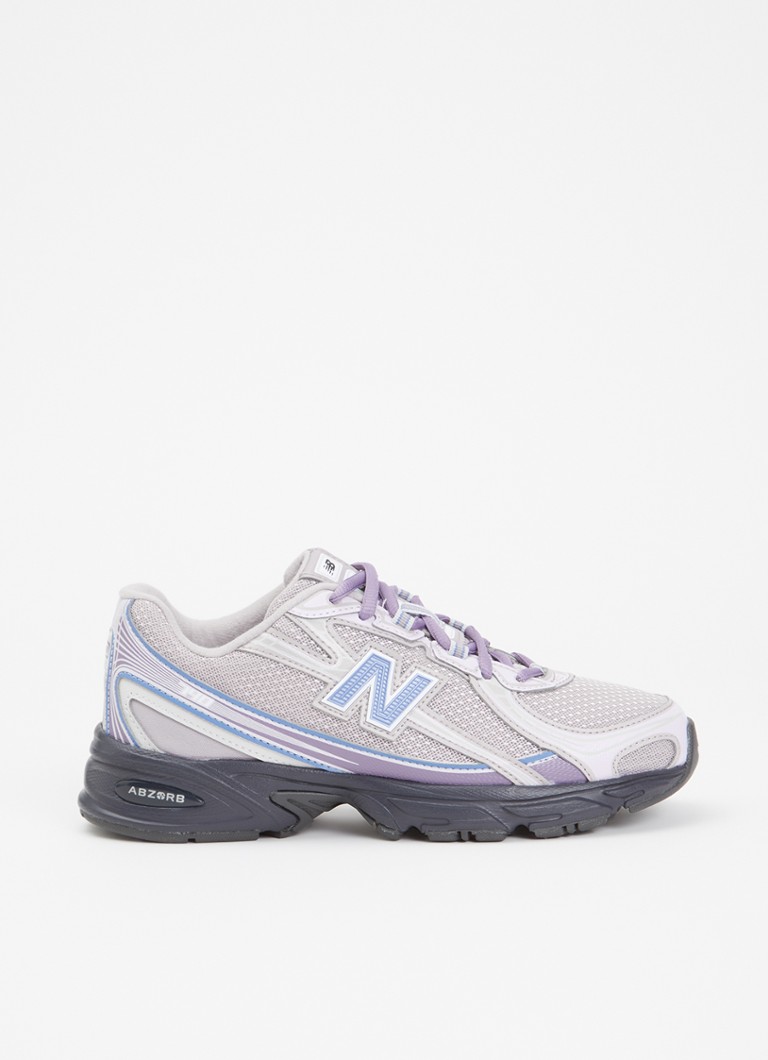 New Balance Meisjes 740 sneaker met mesh details in de kleur Lila, maat: 40