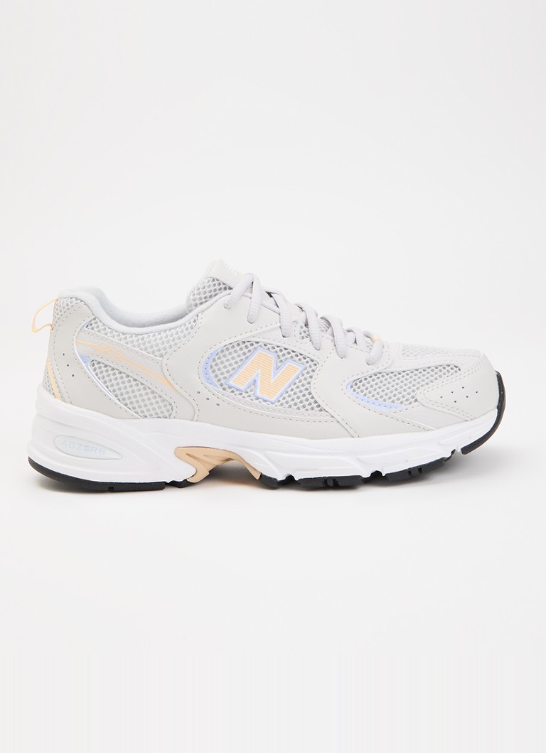 New Balance Meisjes 530 sneaker met mesh details in de kleur Grijs, maat: 39