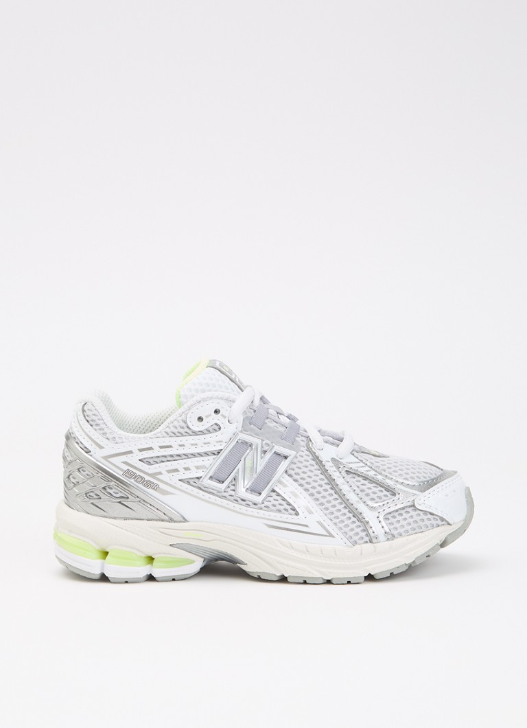 New Balance Meisjes 1906 sneaker met mesh details in de kleur Lichtgrijs, maat: 29