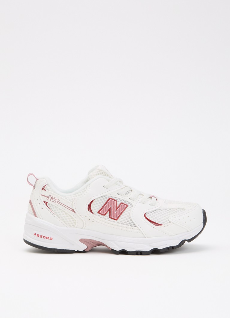 New Balance Meisjes 530 sneaker met mesh details in de kleur Wit, maat: 33