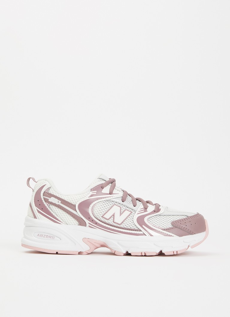 New Balance Meisjes 530 sneaker van mesh met logo in de kleur Roze, maat: 40