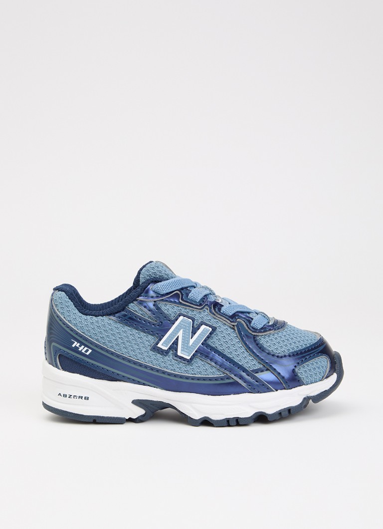 New Balance Meisjes 740 sneaker met logo in de kleur Blauw, maat: 26