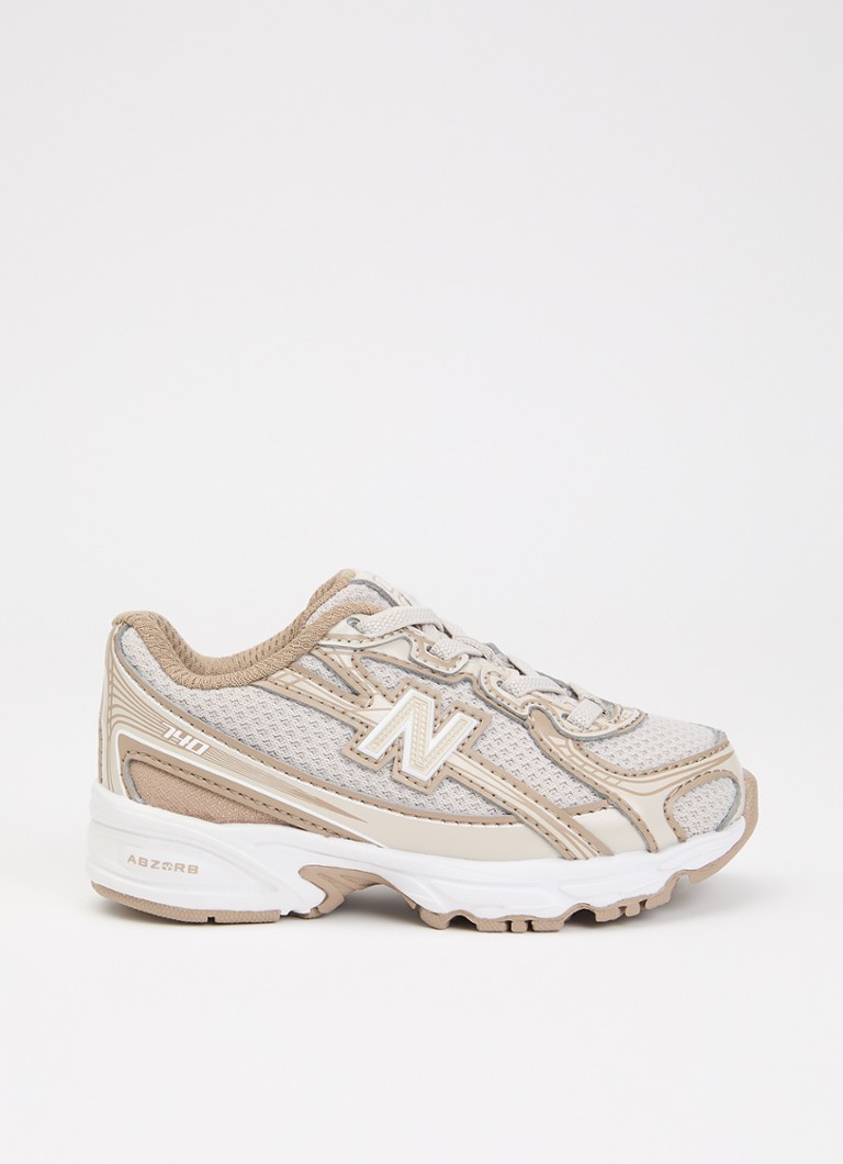 New Balance Meisjes 740 sneaker met logo in de kleur Beige, maat: 23