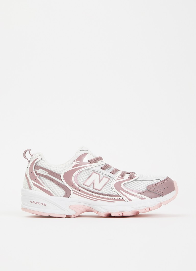 New Balance Meisjes 530sneaker met details van mesh in de kleur Roze, maat: 33