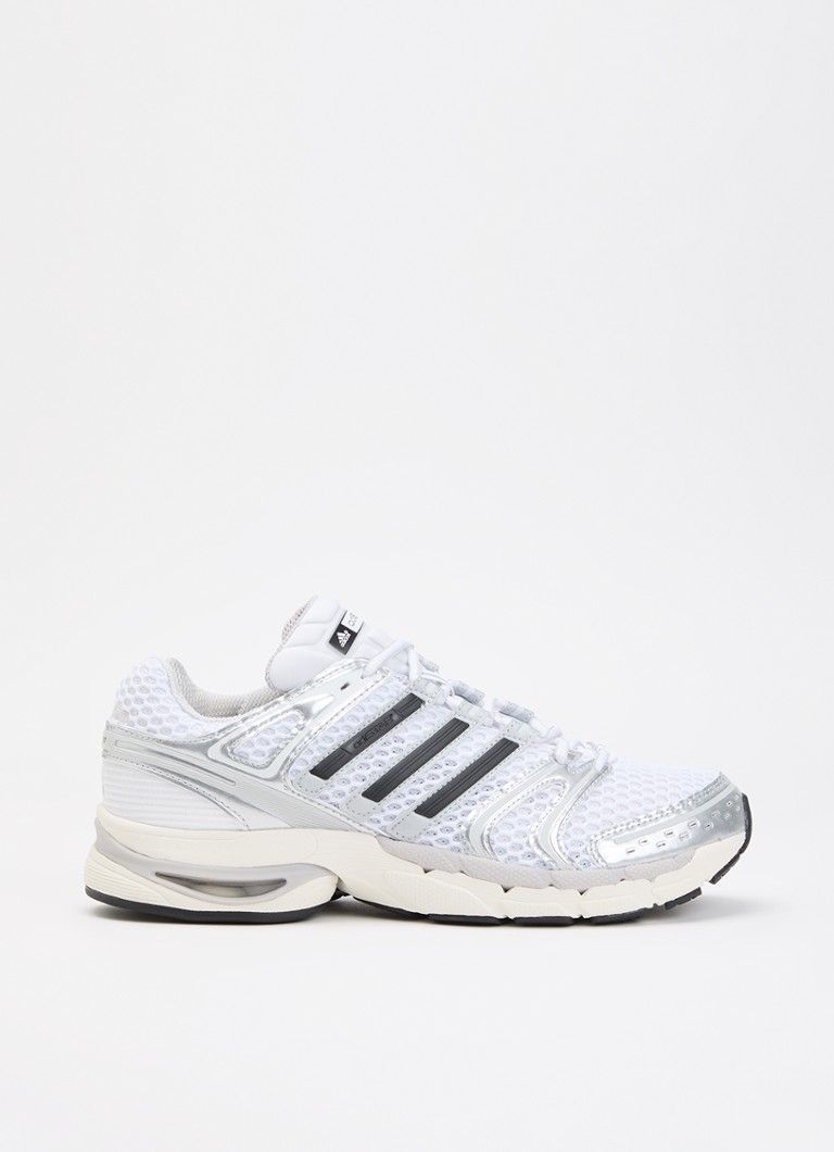 Adidas Heren Adistar Control 5 sneaker met logo in de kleur Zilver, maat: 41 1/3
