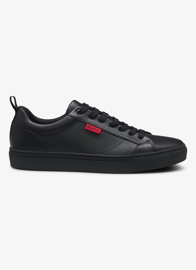 HUGO Heren Morrie sneaker met logo in de kleur Zwart