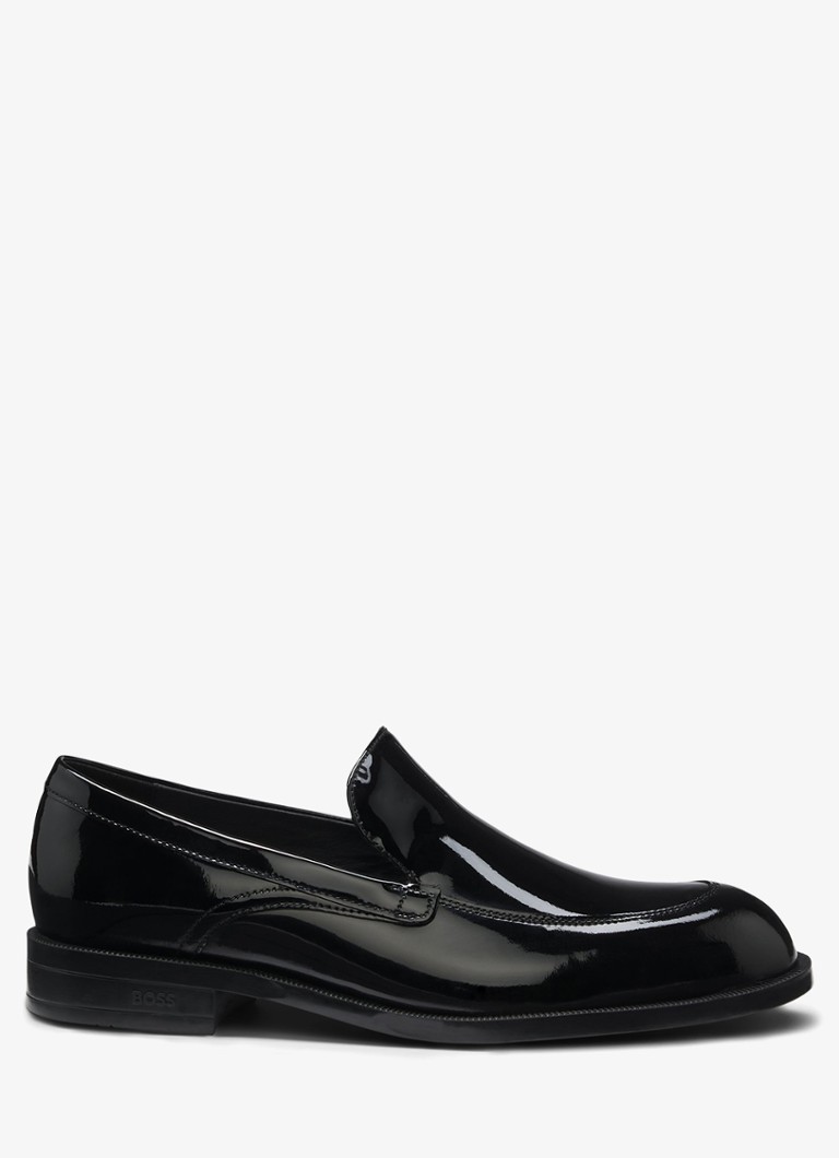 BOSS Heren Loafer van kalfsleer in de kleur Zwart