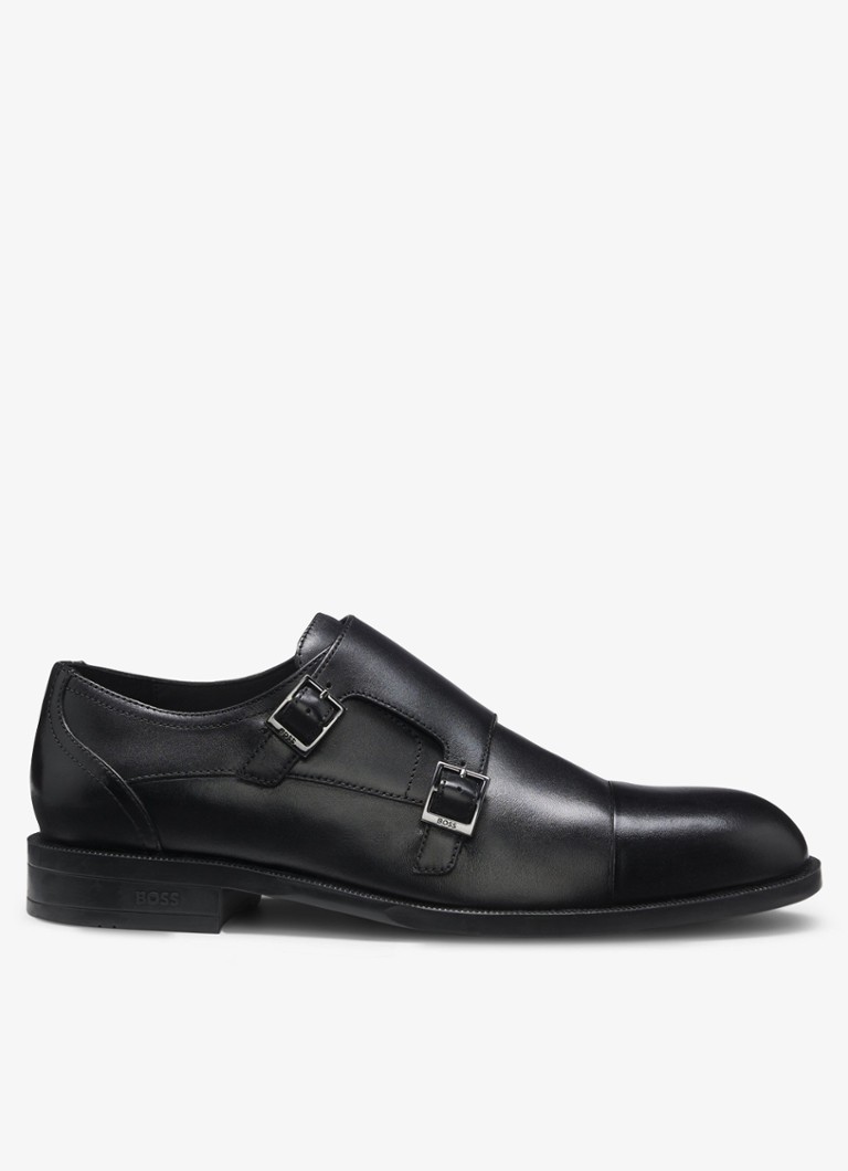 BOSS Heren Derby schoen van leer in de kleur Zwart