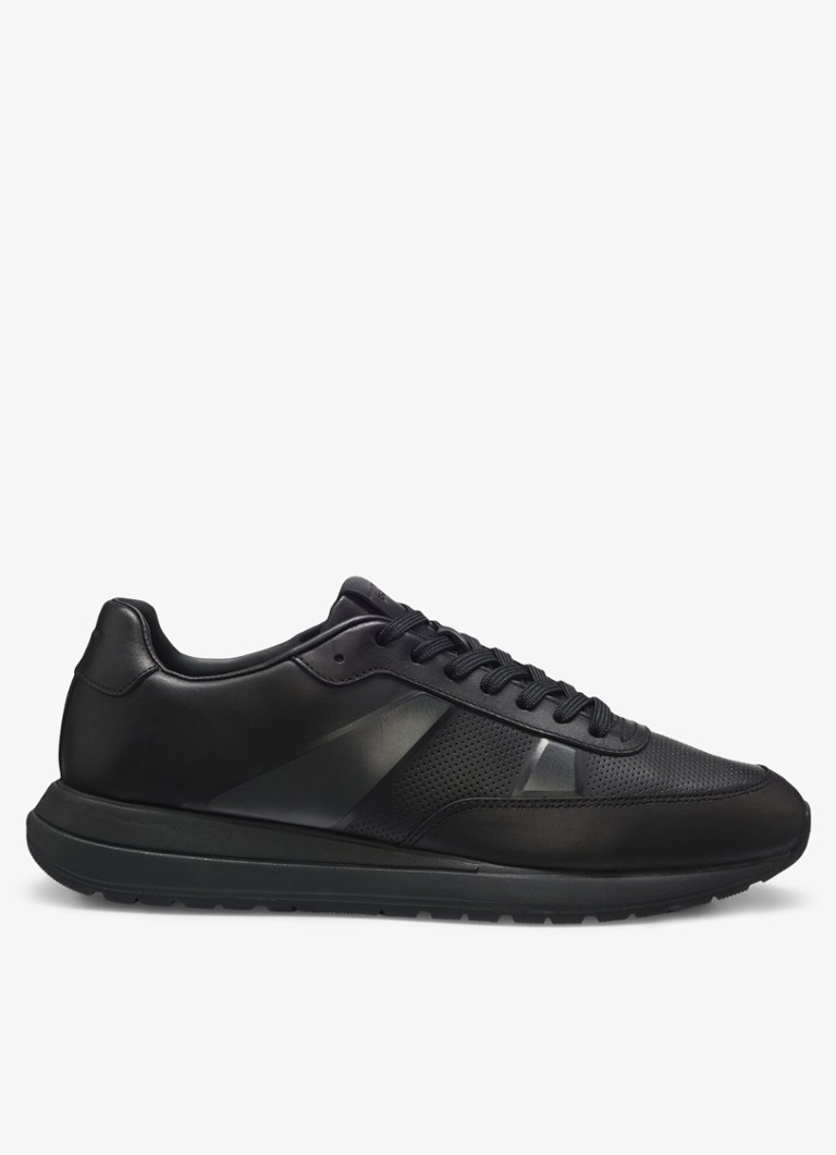 BOSS Heren Porsche x BOSS sneaker met logo in de kleur Black-005 / Zwart