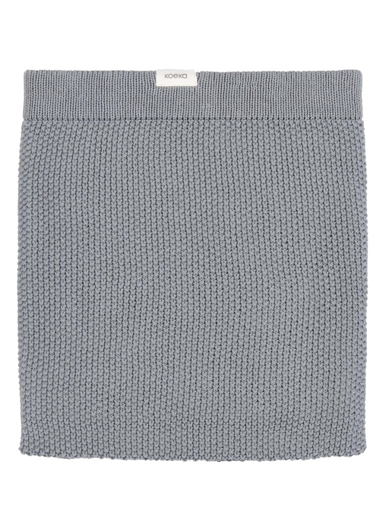 Koeka Lisbon dew wiegdeken 75 x 90 cm Grijs - Deal