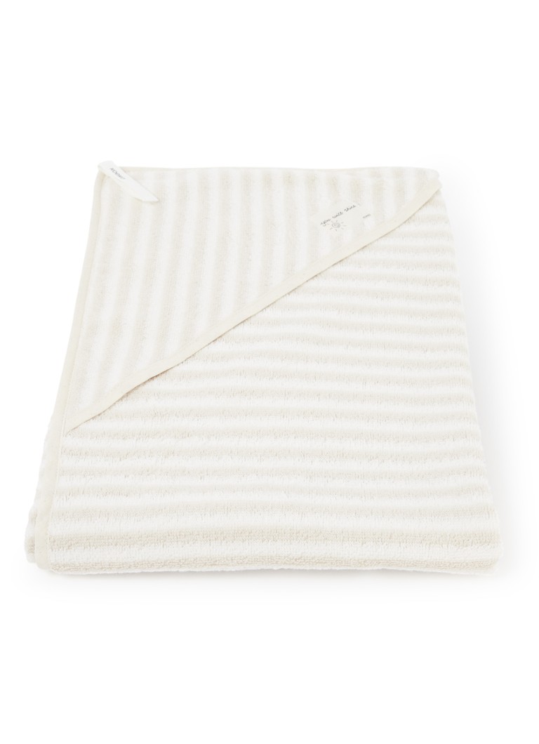 Koeka Meisjes Playa badcape van katoen 100 x 100 cm in de kleur Beige, maat: 100x100