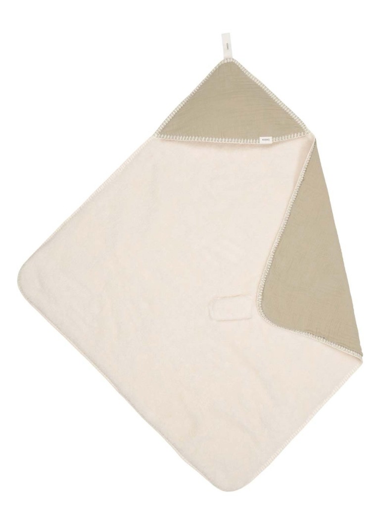 Koeka Faro Teddy wikkeldoek 100 x 100 cm Khaki - Deal