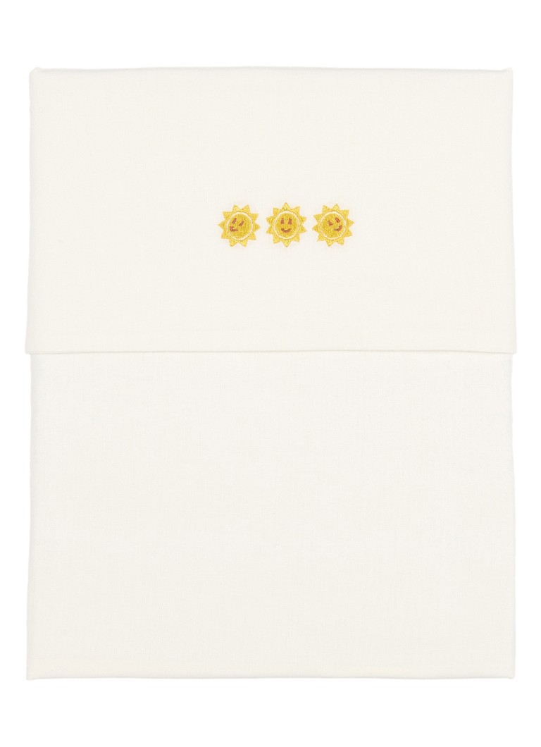 Koeka Jongens Keep On Shining sunshine ledikantlaken 80 x 100 cm in de kleur Beige, maat: 80 X 100