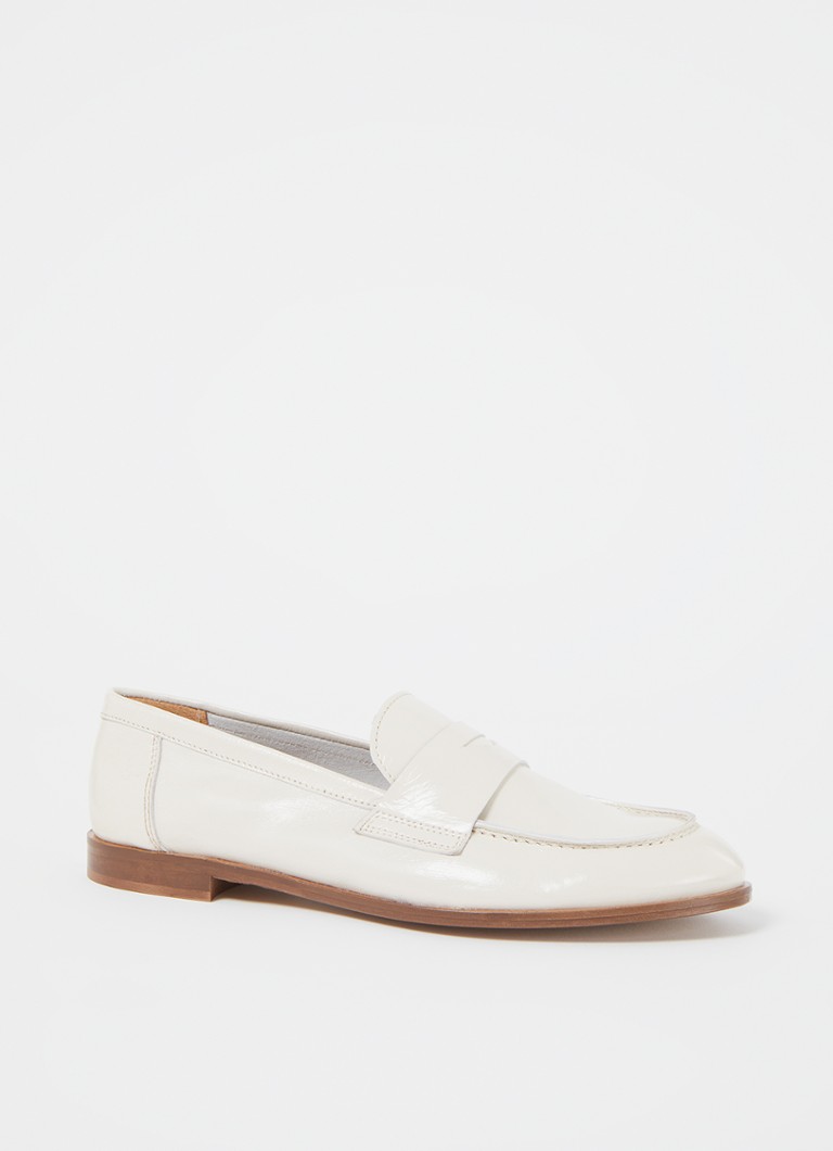 Jonak Dames Thelma loafer van leer in de kleur Creme