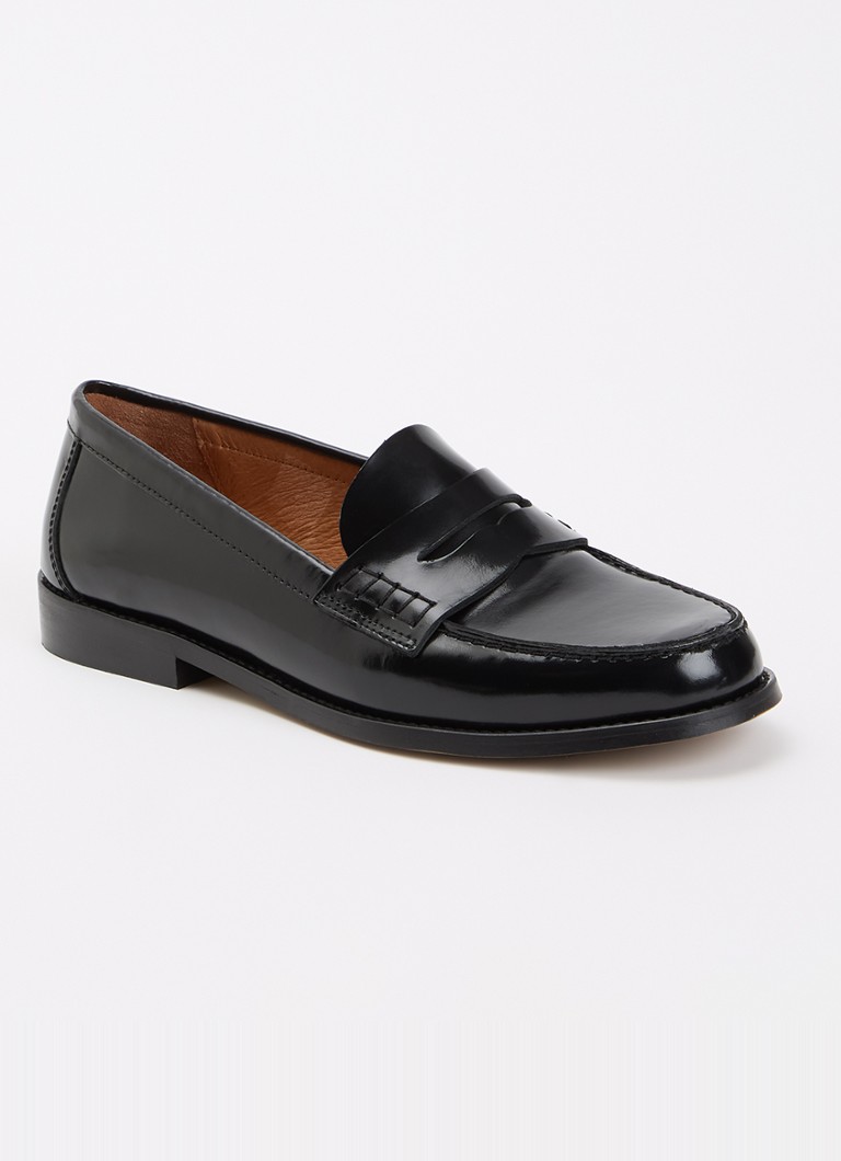Jonak Dames Audelya loafer van lakleer in de kleur Zwart