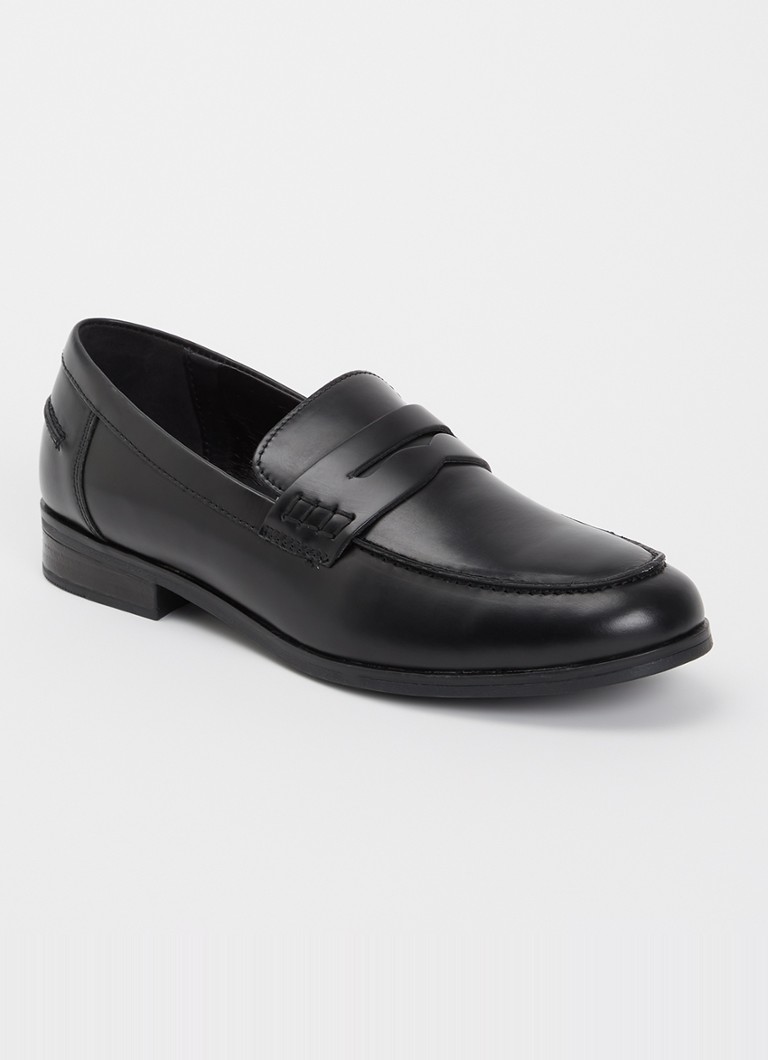 Jonak Dames Albin loafer van leer in de kleur Zwart