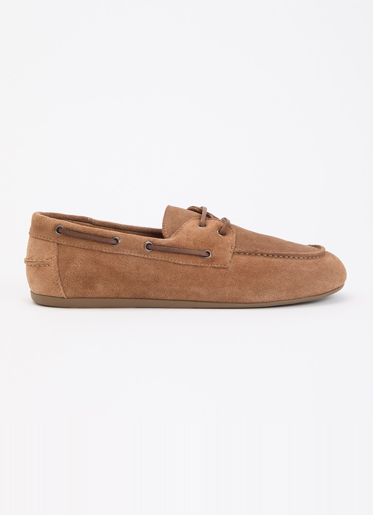 Jonak Dames Lalie bootschoen van suède in de kleur Cognac