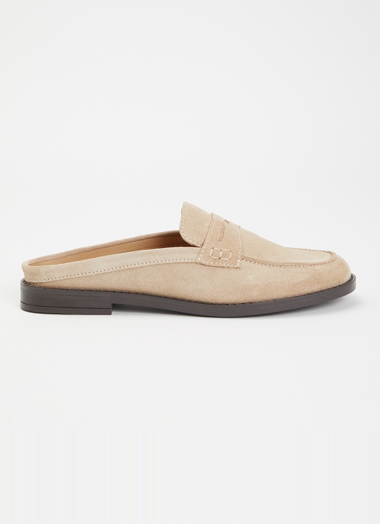 Jonak Dames Nancy loafer van suède in de kleur Beige