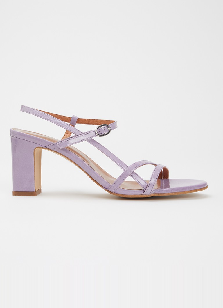 Jonak Dames Vicomte sandalette van leer in de kleur Lila