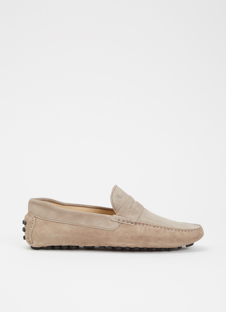Floris van Bommel Heren Manerba 01.28 mocassin van suède in de kleur Beige, maat: 44