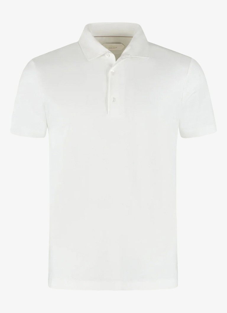 Aurélien Heren Regular fit polo in de kleur White-110