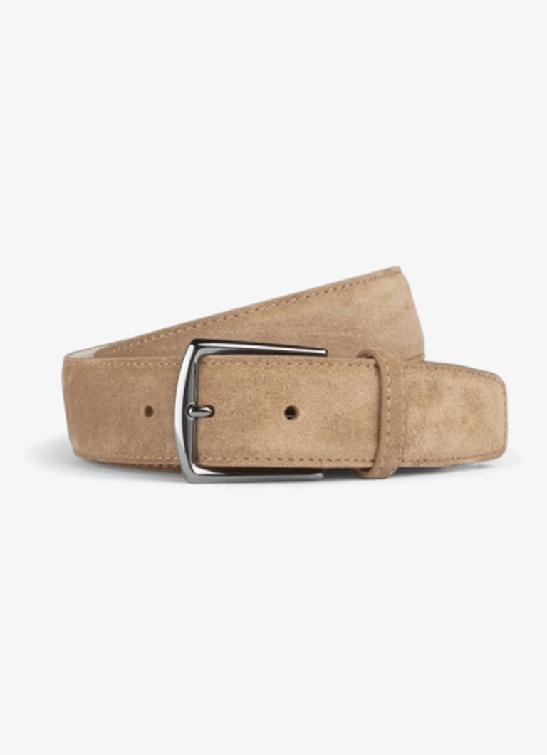 Aurélien Heren Riem van suède in de kleur Beige-260