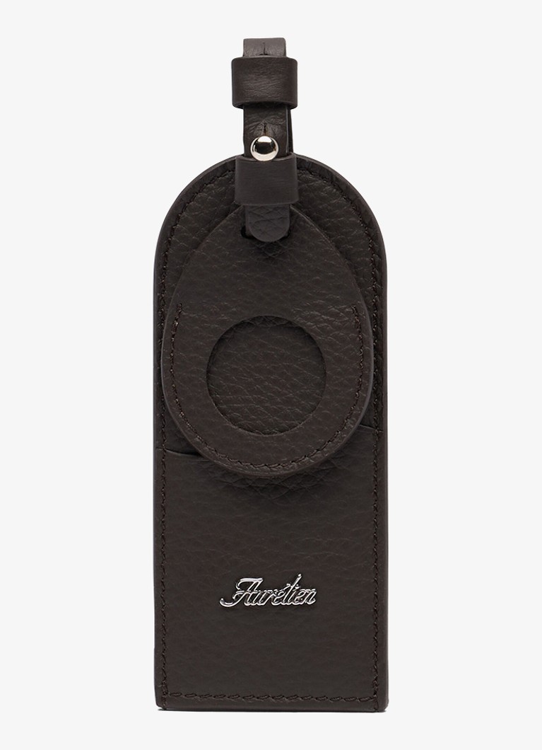Aurélien Wave bagagelabel van kalfsleer Brown-200 / Bruin - Deal