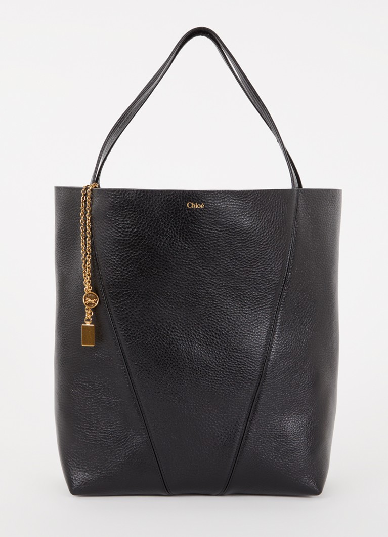 Chloé Dames Spin shopper van kalfsleer