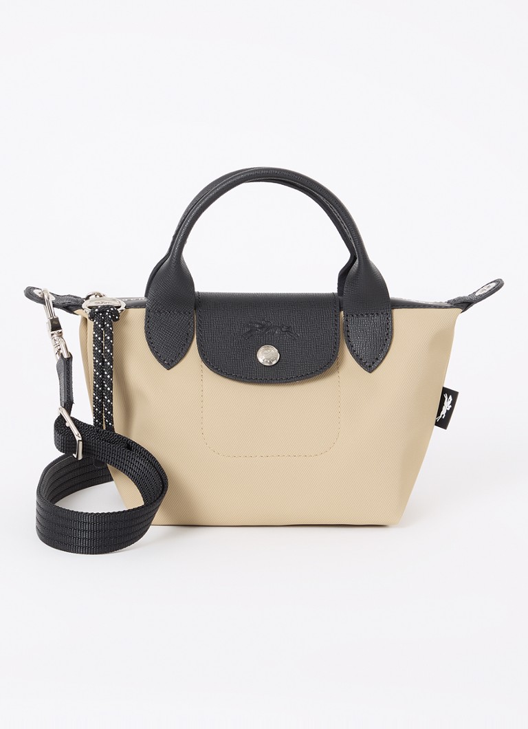 Longchamp Dames Le Pliage Energy handtas XS met leren details in de kleur Beige