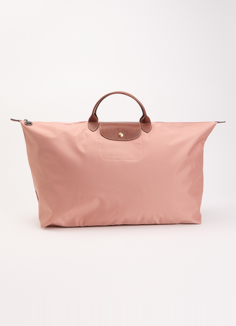 Longchamp Le Pliage Original reistas XL met leren details Oudroze - Deal