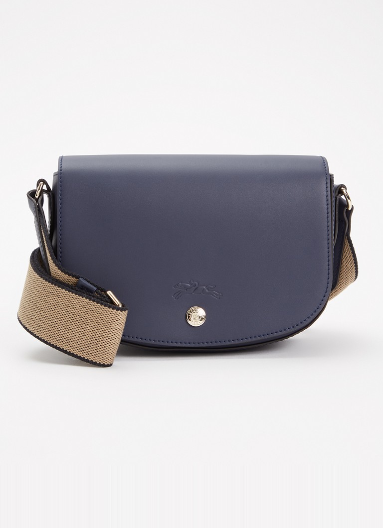 Longchamp Dames Épure crossbodytas S van kalfsleer in de kleur Donkerblauw