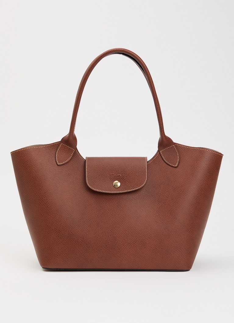 Longchamp Dames Épure schoudertas van leer in de kleur Bruin