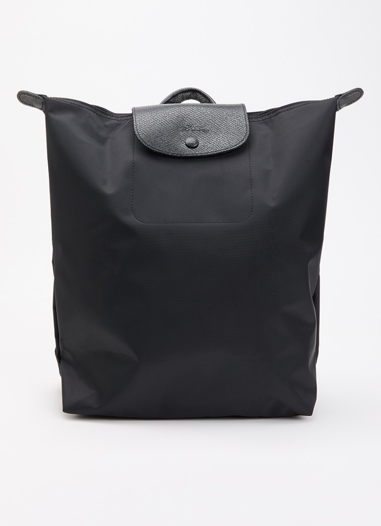 Longchamp Dames Le Pliage One rugzak M met leren details in de kleur Zwart