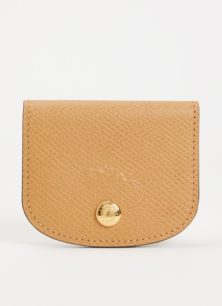 Longchamp Dames Épure kaarthouder van leer met structuur in de kleur